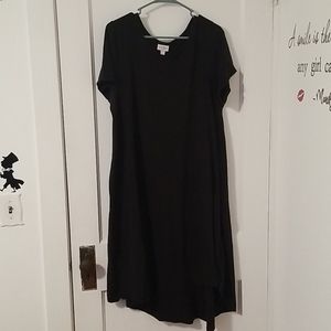Solid black LuLaRoe Carly (Size 3X)